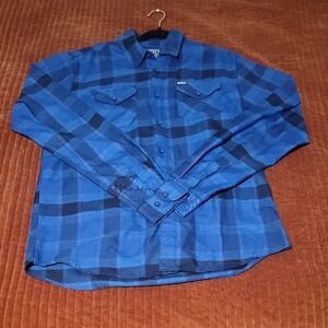 DIXXON Dawson Blue Flannel Shirt